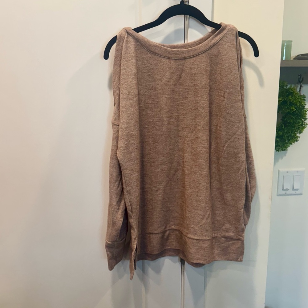 Doe & Rae Cozy Tan Sweater